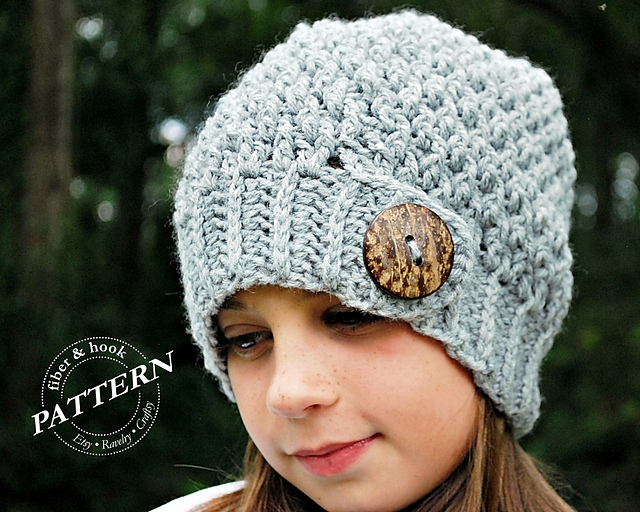 Button Tab Beanie