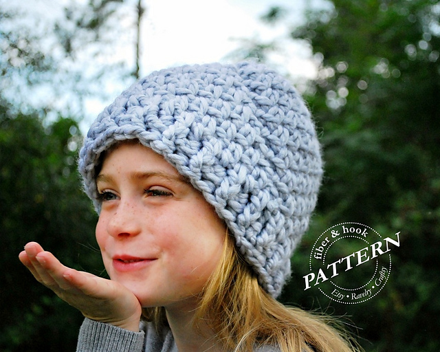 Chunky Knit-Look Beanie