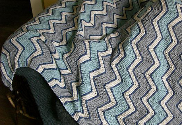 Zig-Zag Afghan/Throw