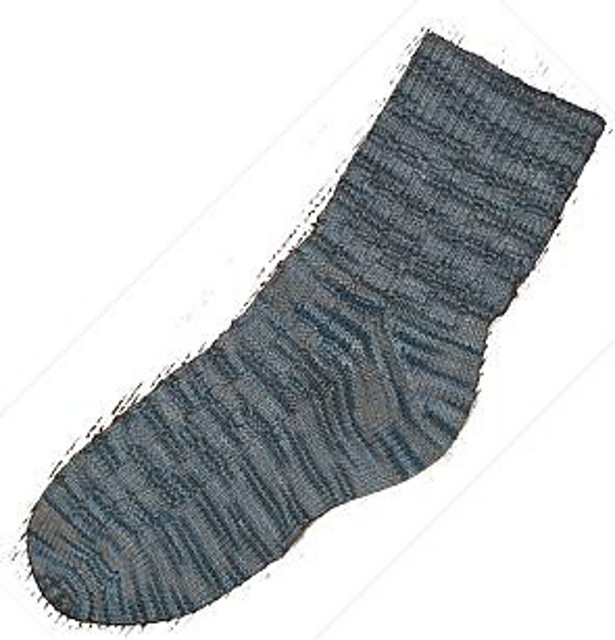 Checkered Rib Socks