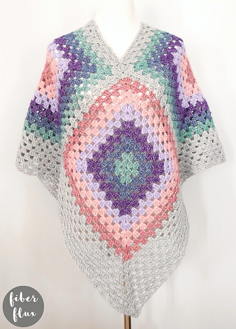 Wildflower Fields Poncho
