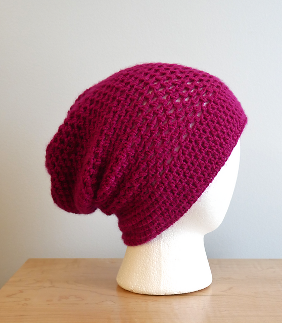 Pomegranate Slouch Hat
