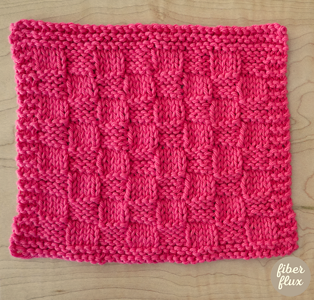 Basketweave Dishcloth