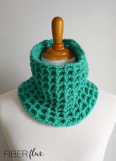 Jade Waffle Cowl