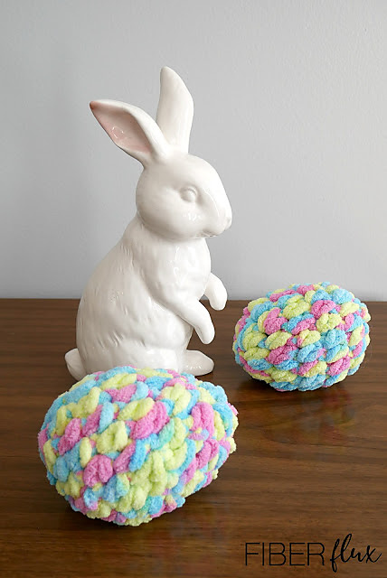 Plushy Watercolor Easter Eggs