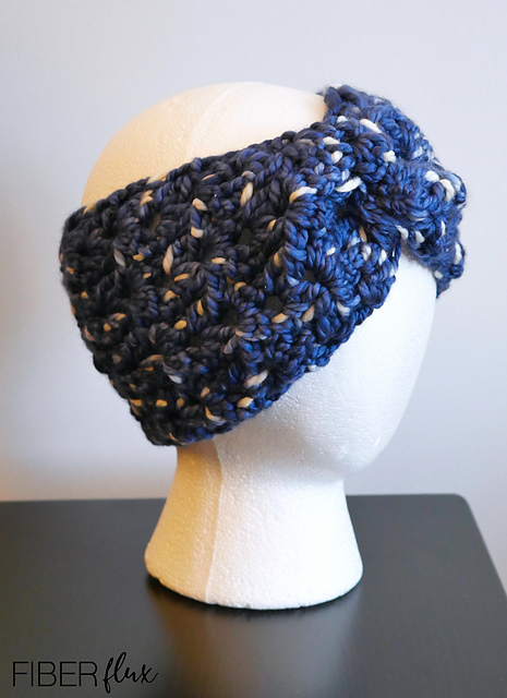 Chunky Lace Twist Headband