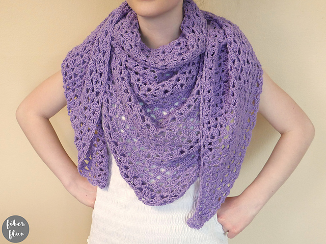Fields Of Provence Shawl