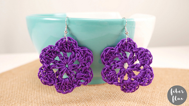 Flower Medallion Earrings