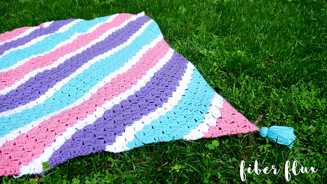 Springy Stripes C2C Blanket
