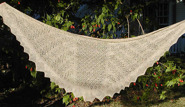 Ravelry: Cobweb Lace Wrap pattern by Gladys Amedro