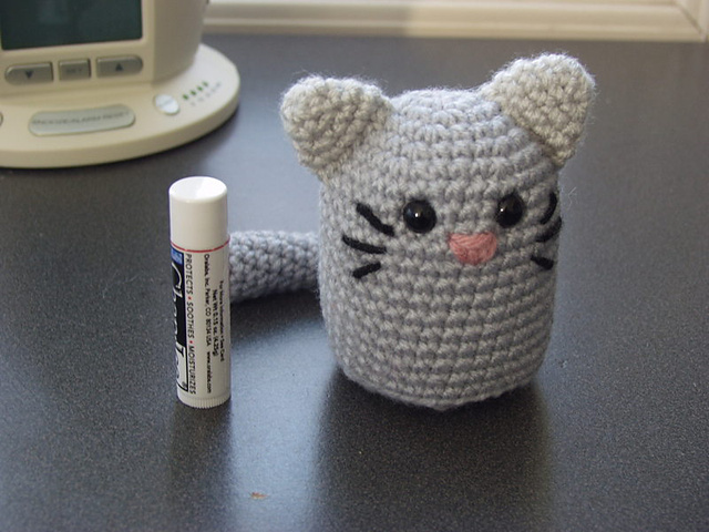 Kitty Chapstick Container