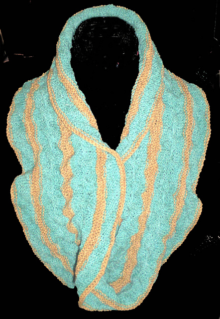 Rippled River Mobius Cowl