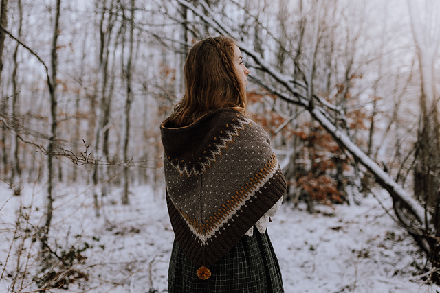 Snefald Shawl