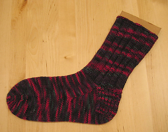 Basic Toe Up Adult Sock