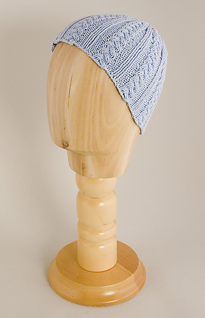 Baby Cable and Rib Hat