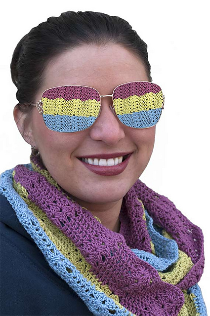 Garden Striped Cowl