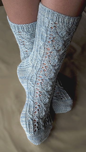 Wishbone Lace Sock