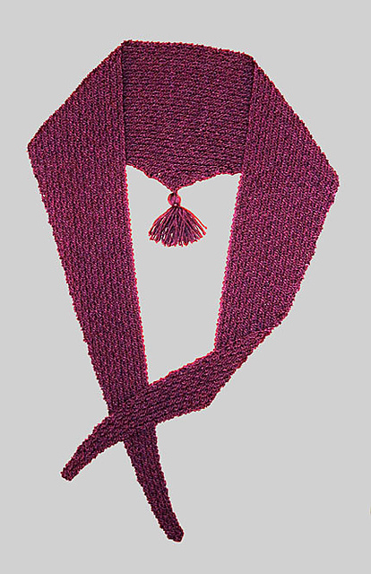Checkerboard Triangular Scarf