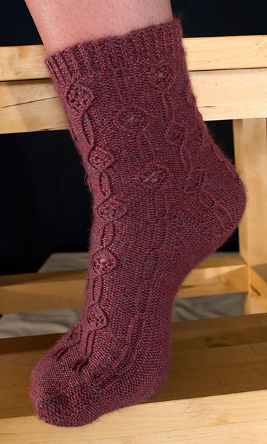 Twist and Lace Socks