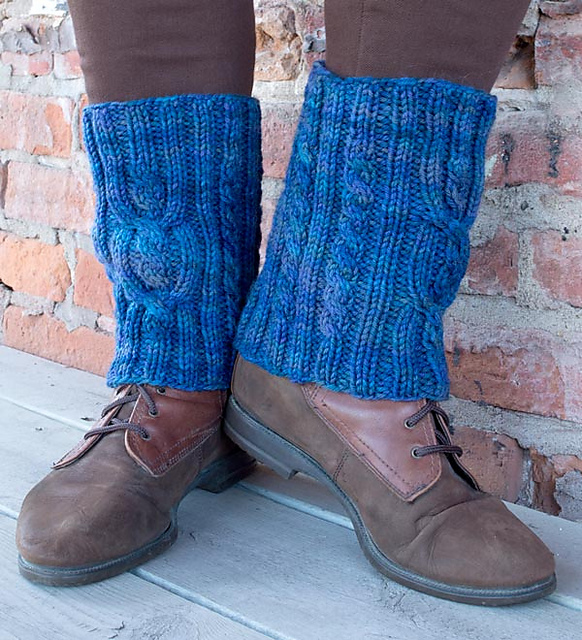 Ravelry: Wild Boot Gaiter pattern by Amy Loberg (FiberWild!)