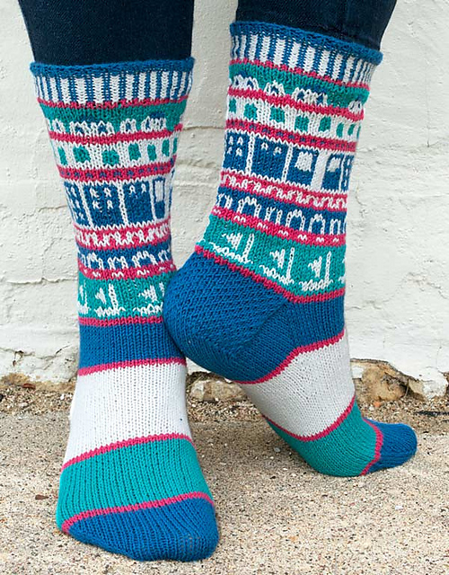 Stranded in Mykonos Socks