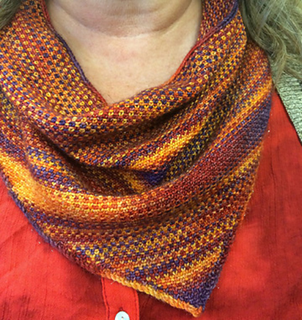 Linen Stitch Bandana Cowl