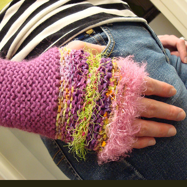 Funky and Fingerless Handwarmers