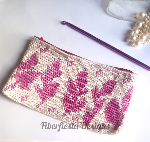Leaf zipper pouch