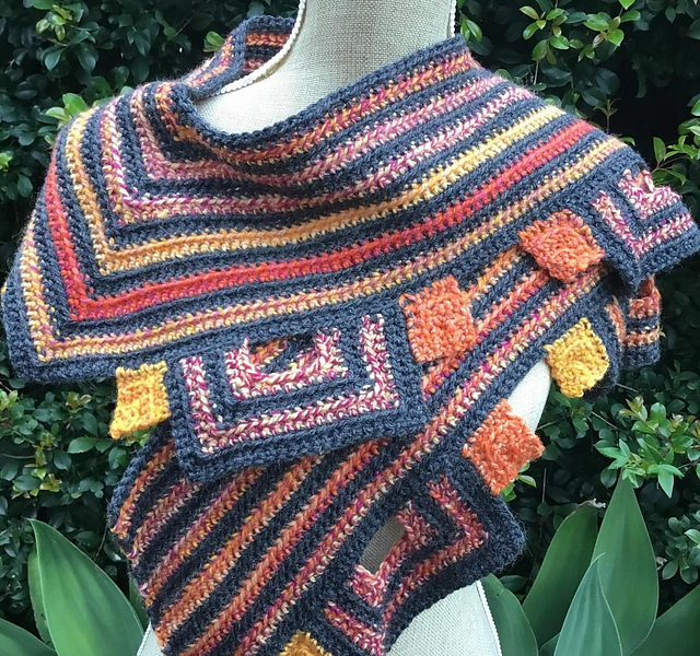 Marcy Mitred Scarf