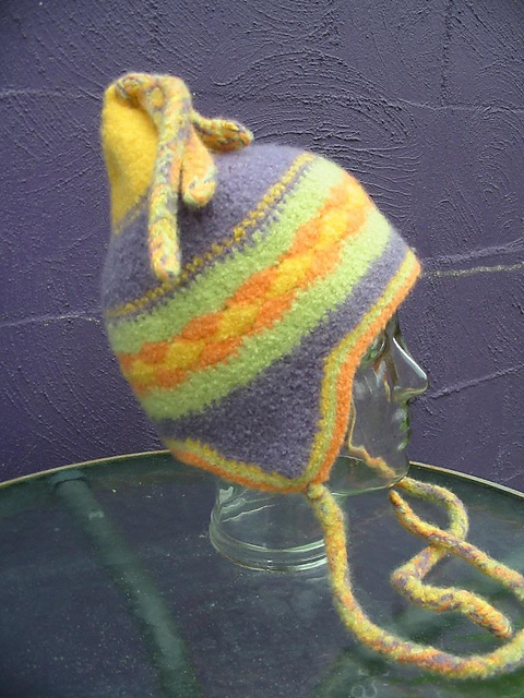 Felted Skiing Hat