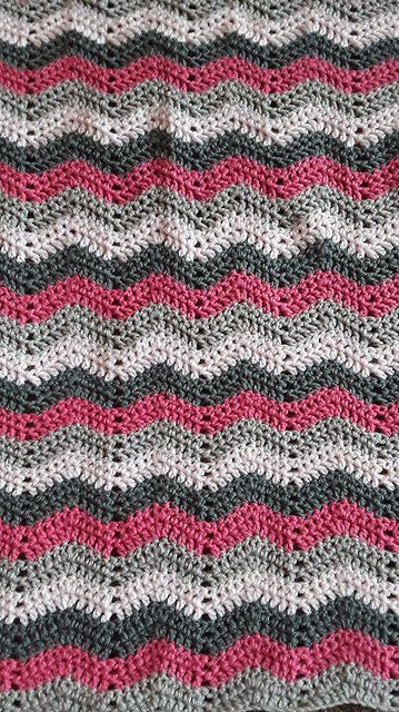 Classic Ripple Baby Blanket
