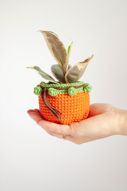 Pumpkin Hanging Basket