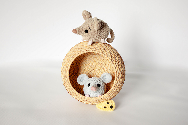 Mouse Amigurumi Toy