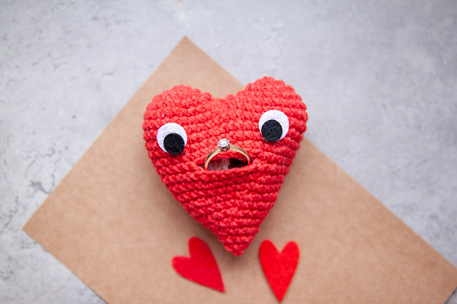 Pouch Heart Keychain
