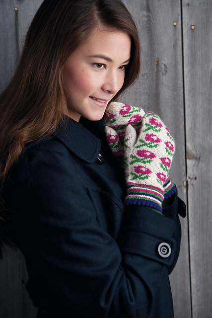 Damask Mittens