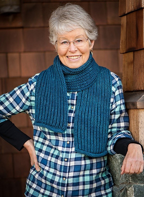 Brioche Rib Scarf
