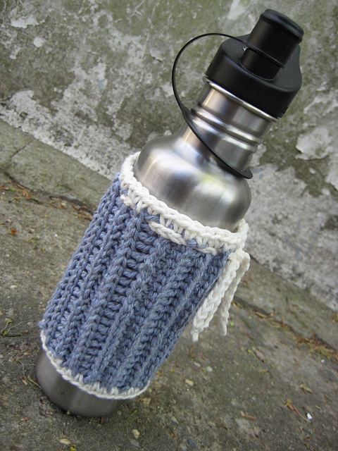 Ribbed Water Bottle Cozy