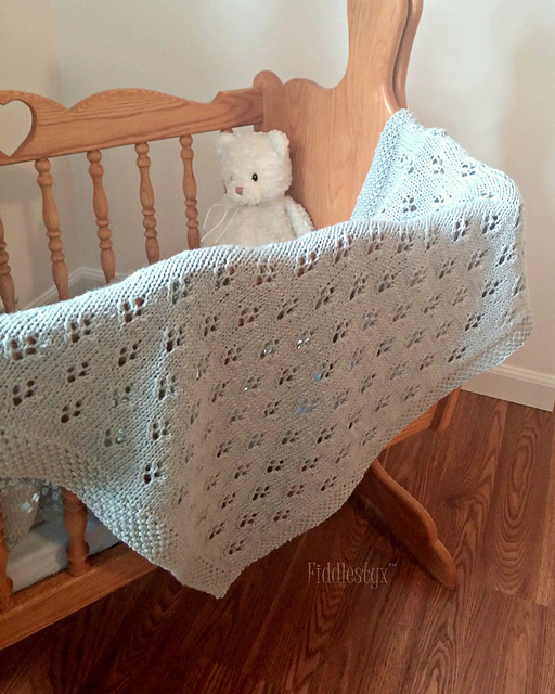 the Bayley baby blanket