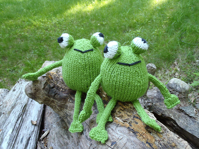Chadwick and Igor, the frog twins