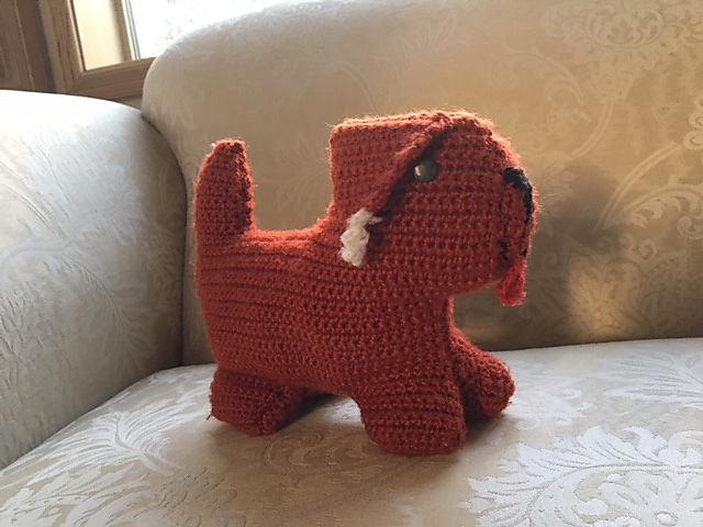 Crocheted Dog #608