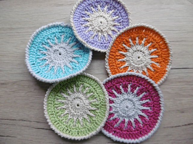 Sunburst Rounds - coasters
