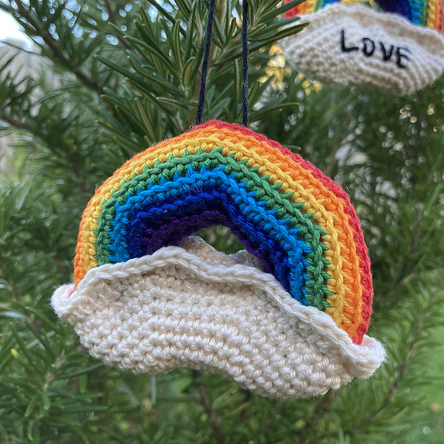 After the Storm Rainbow Ornament
