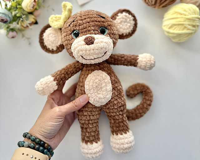 Monkey chimp plush
