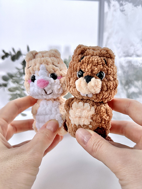 beaver and hamster