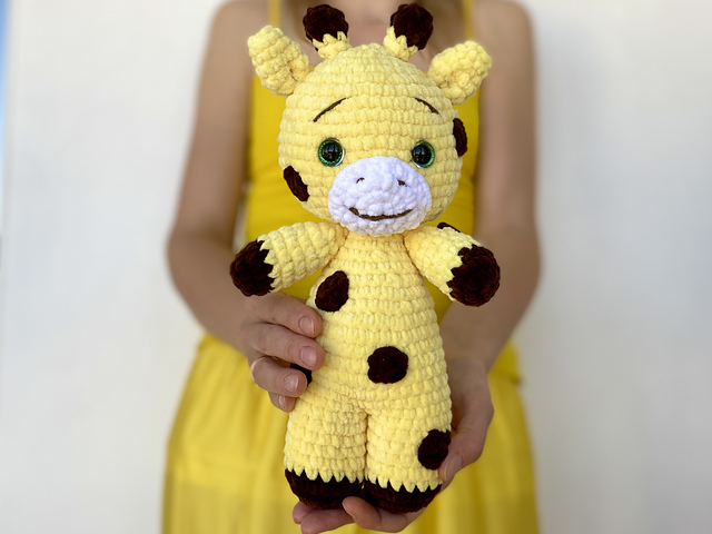Giraffe plush safari animal