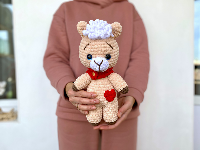 Llama plush animal