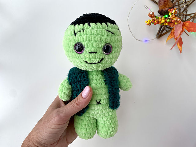 Zombie halloween Frankenstein