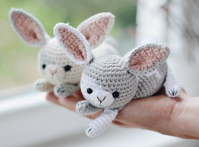 Giant Spotted Rabbit With Rabbit Pattern Ravelry: Spotted Gray Bunny pattern by Mareeva Olga