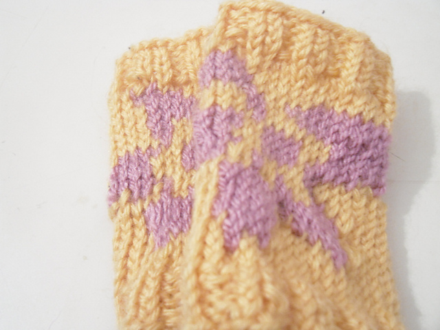Flower Wrist Warmers