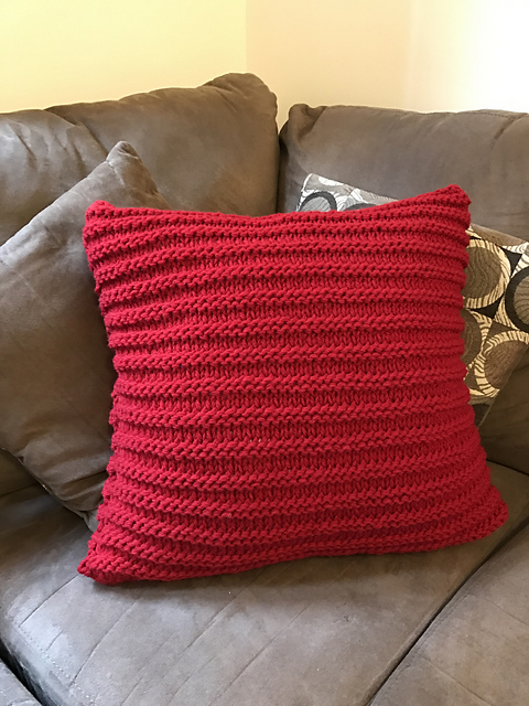Simple Ripple Pillow